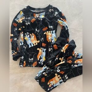 Old Navy Halloween Bluey long sleeved pajamas, various sizes